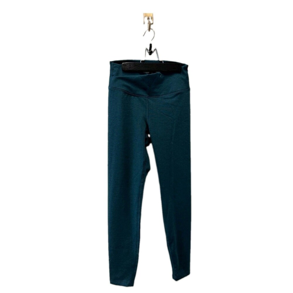 Old Navy CloudComfy Workout Leggings S Teal Extra High Rise Athletic Yoga Pants